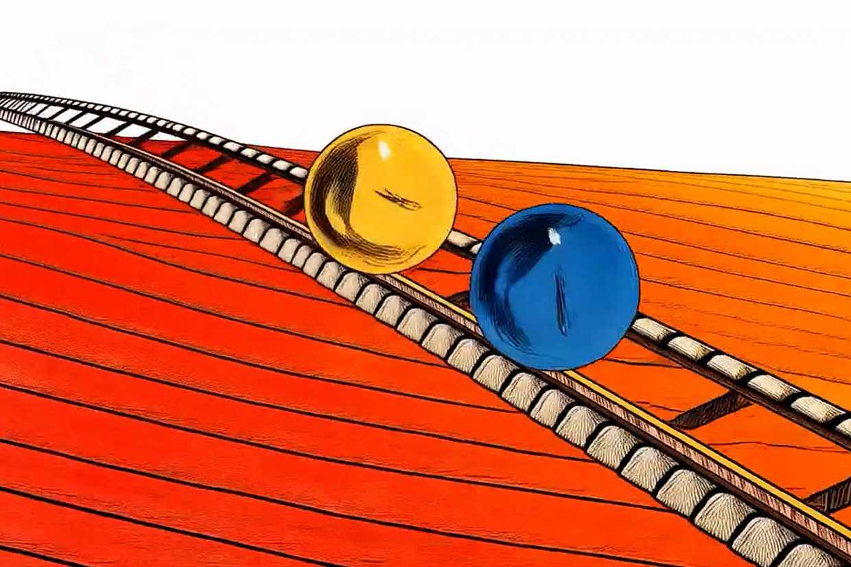 Take an animated tumble with the new “‘Til You” video